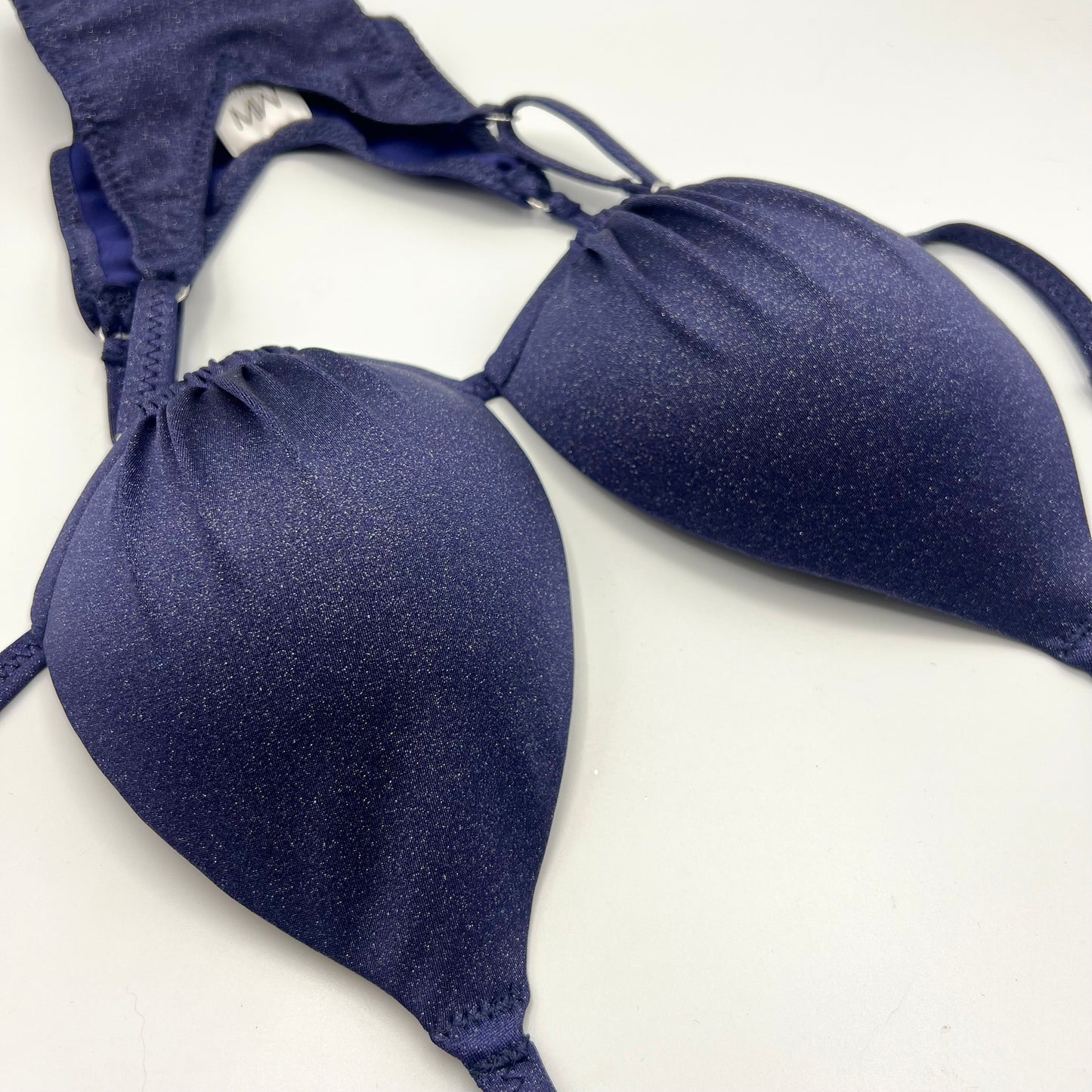 Posingbikini/Badebikini Navy Glitter