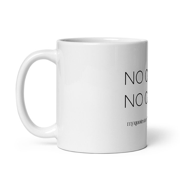Kaffeetasse „No Coffee. No Cardio.“