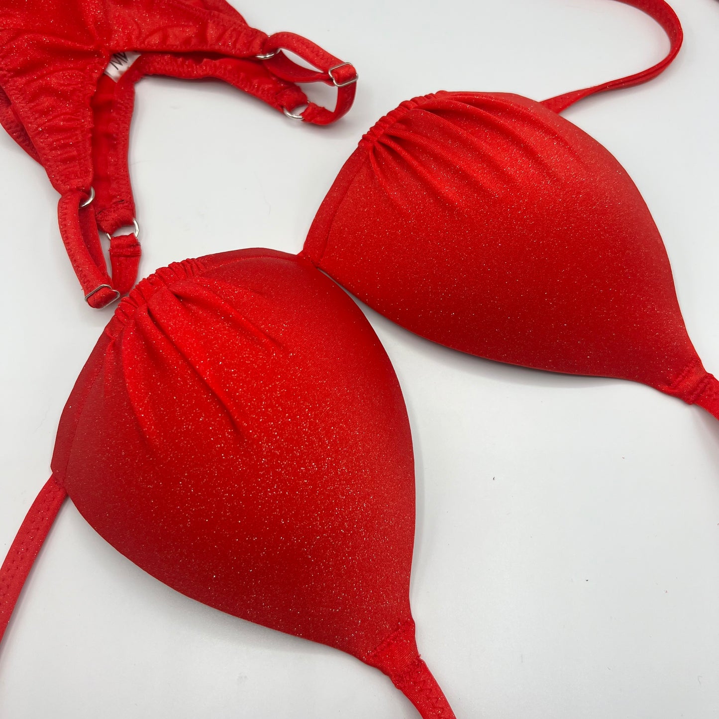 Posingbikini/Badebikini Red Glitter