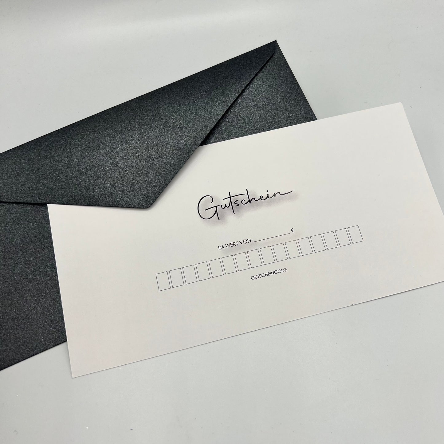 Gutschein Schwarz