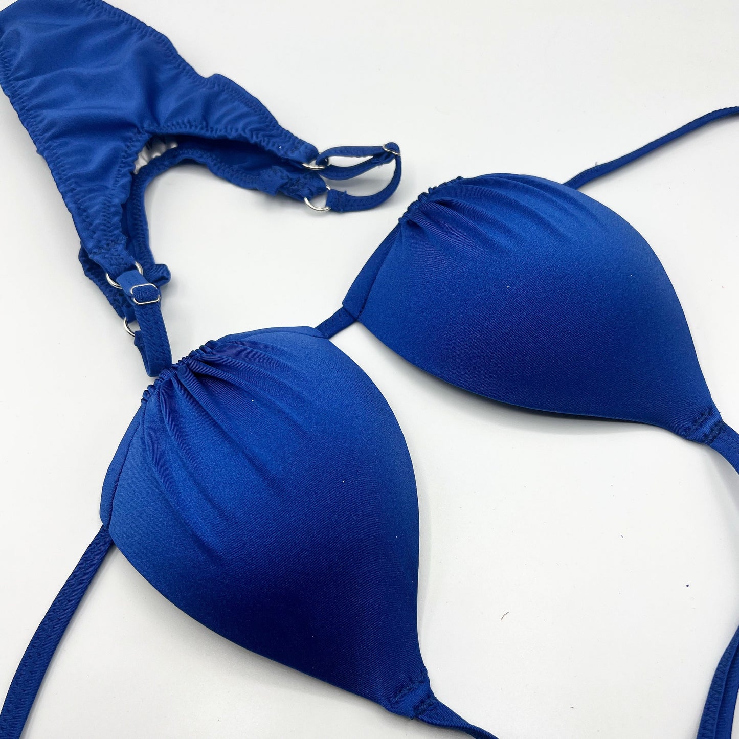 Shiny blue Posingbikini