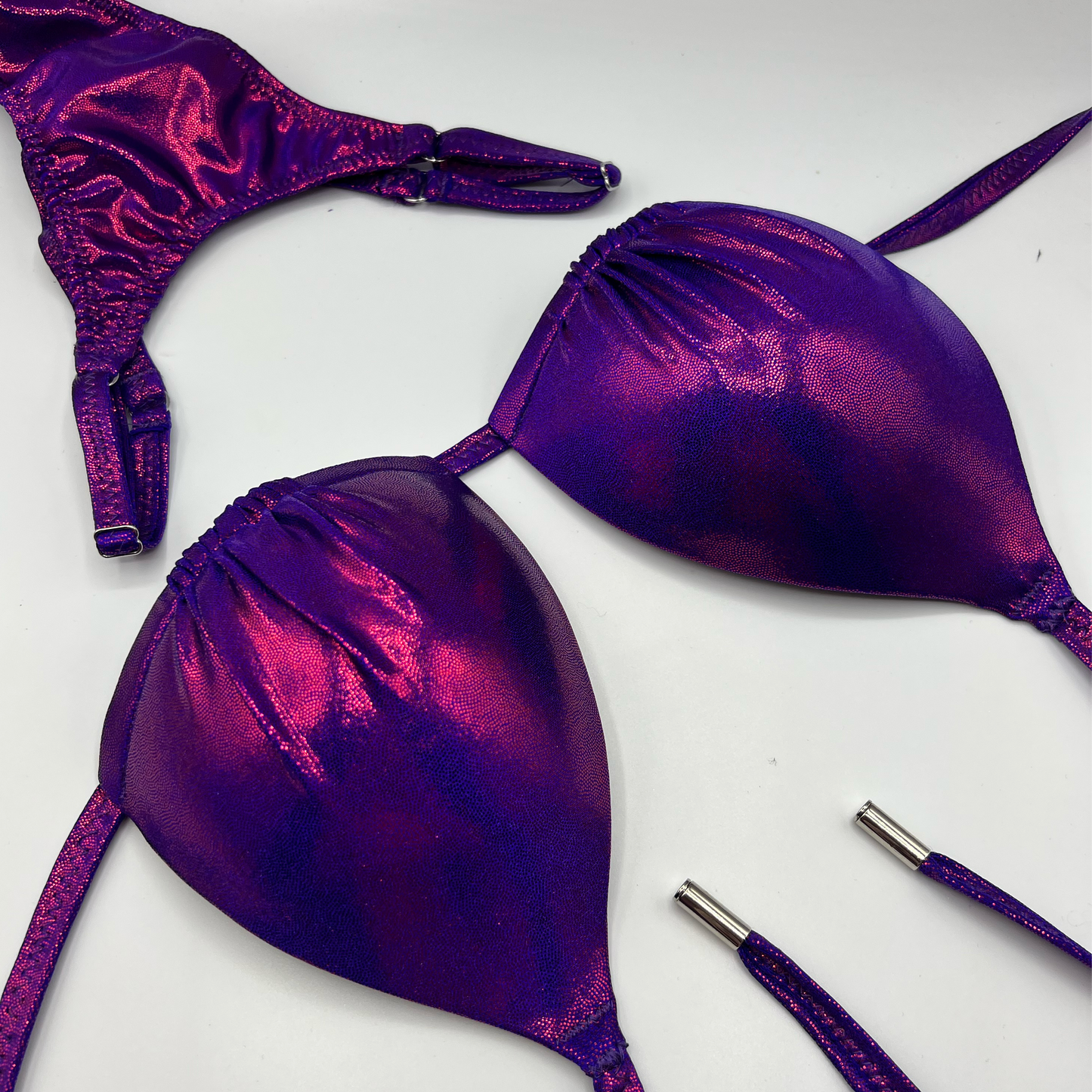 Posingbikini/Badebikini Purple Pink Metallic