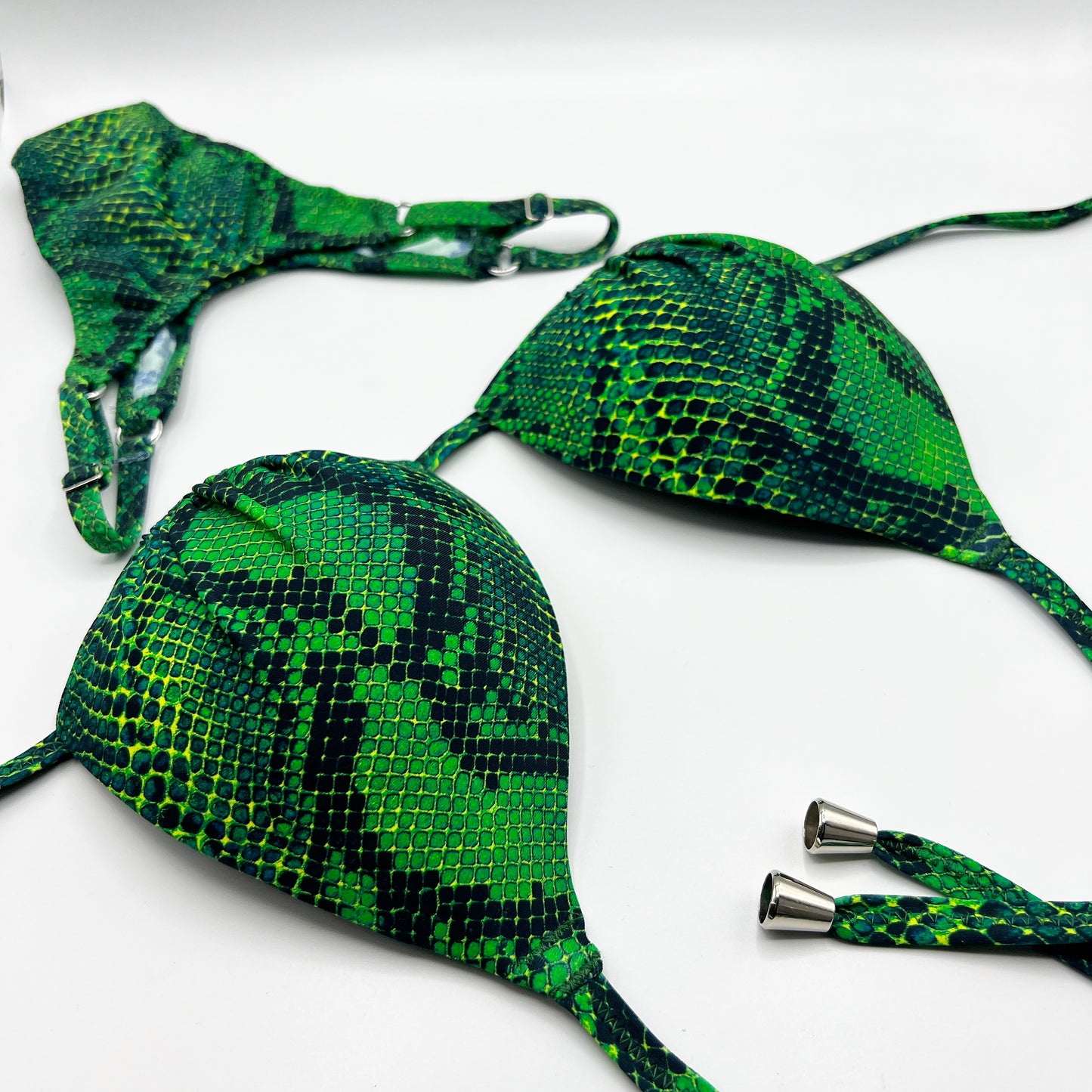 Posingbikini/Badebikini Green Snake