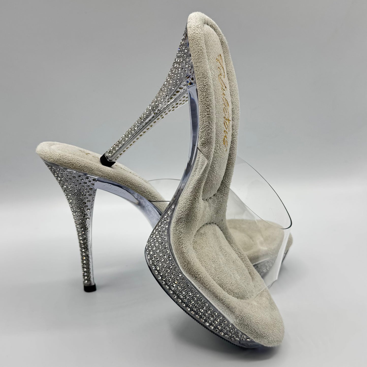 Posing Heel Strass Transparent