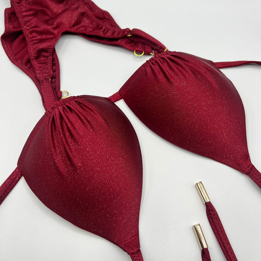 Posingbikini/Badebikini Wine 🍷 Glitter
