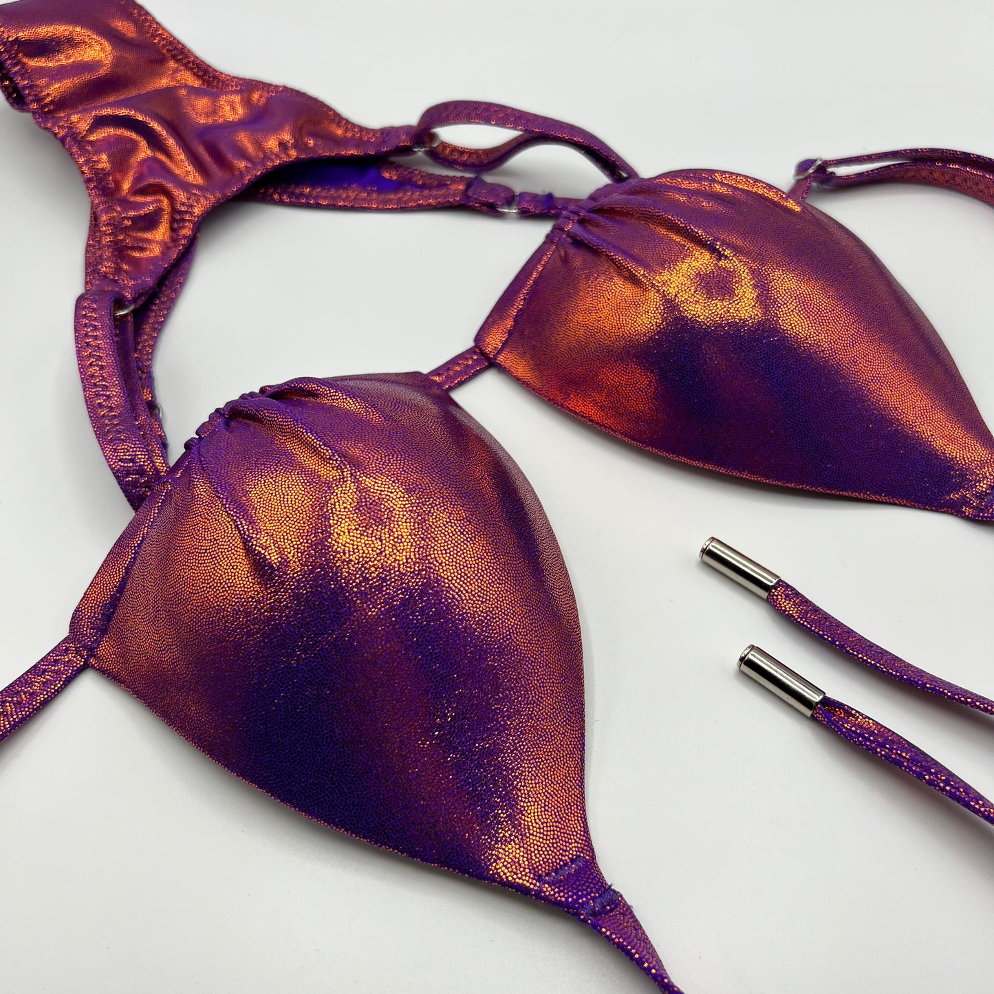 Posingbikini/Badebikini Purple Copper Metallic3
