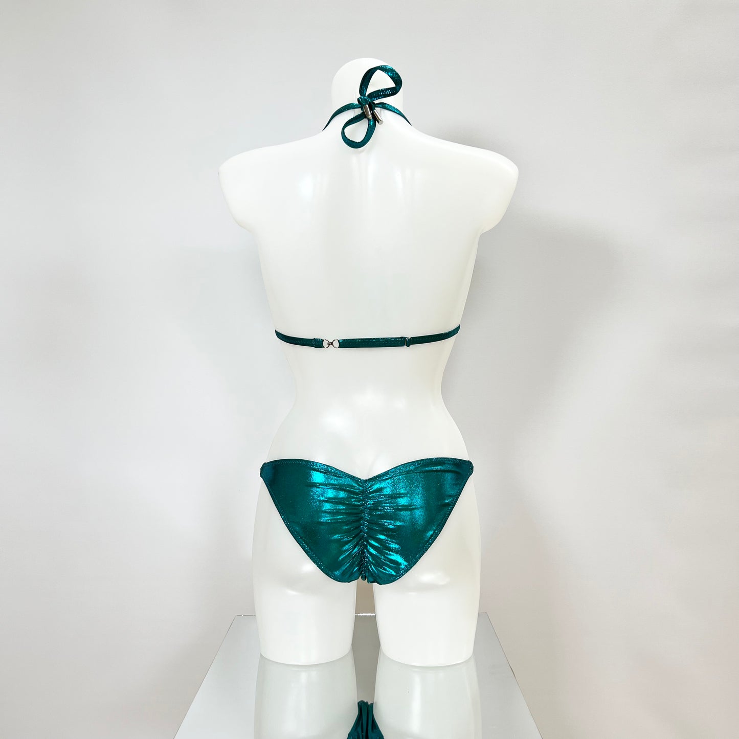 Fitmodel Stage Bikini - Emerald/Turquoise Metallic