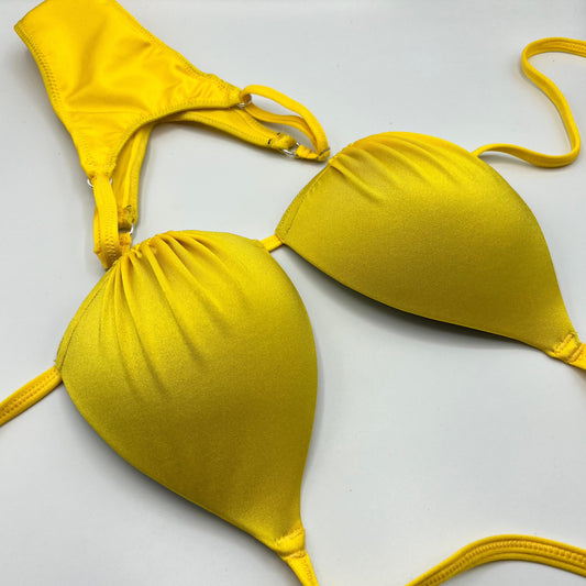 Bikini in posa/bagno bikini Giallo lucido