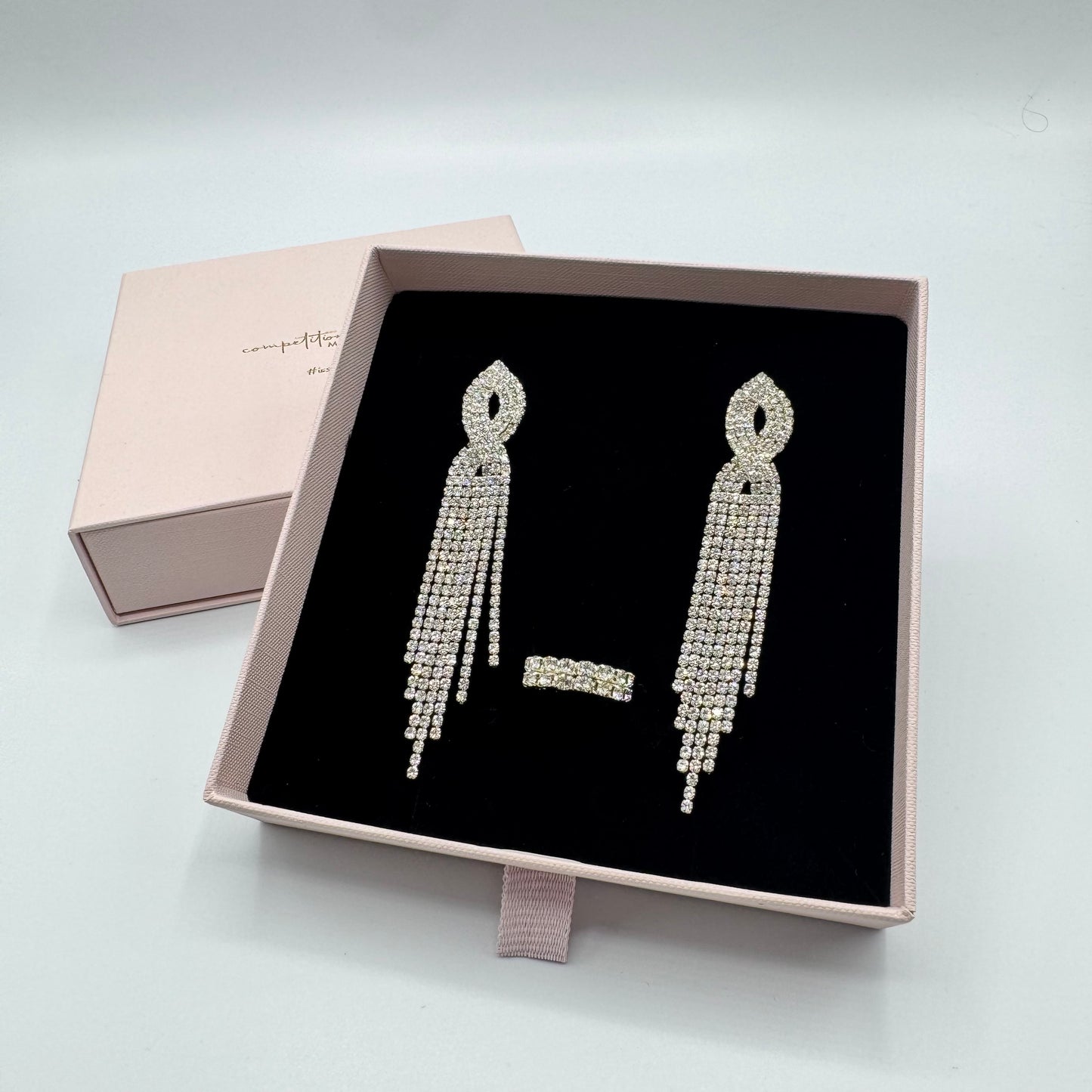 Anna Set Ohrringe & Ring 2-reihig