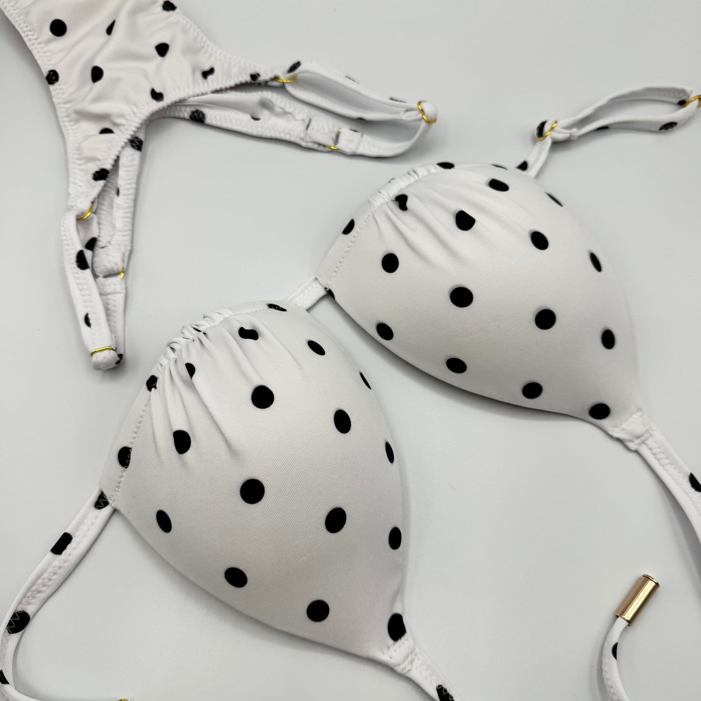 Posingbikini/Badebikini Cookies & Cream - Polka Dot