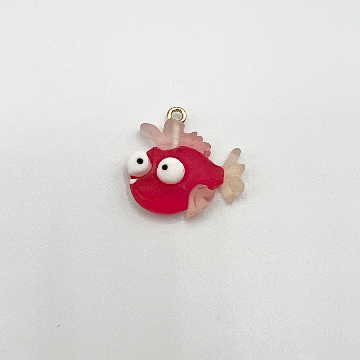 Pendant for posing bikini "Hot Pink funny Fish"