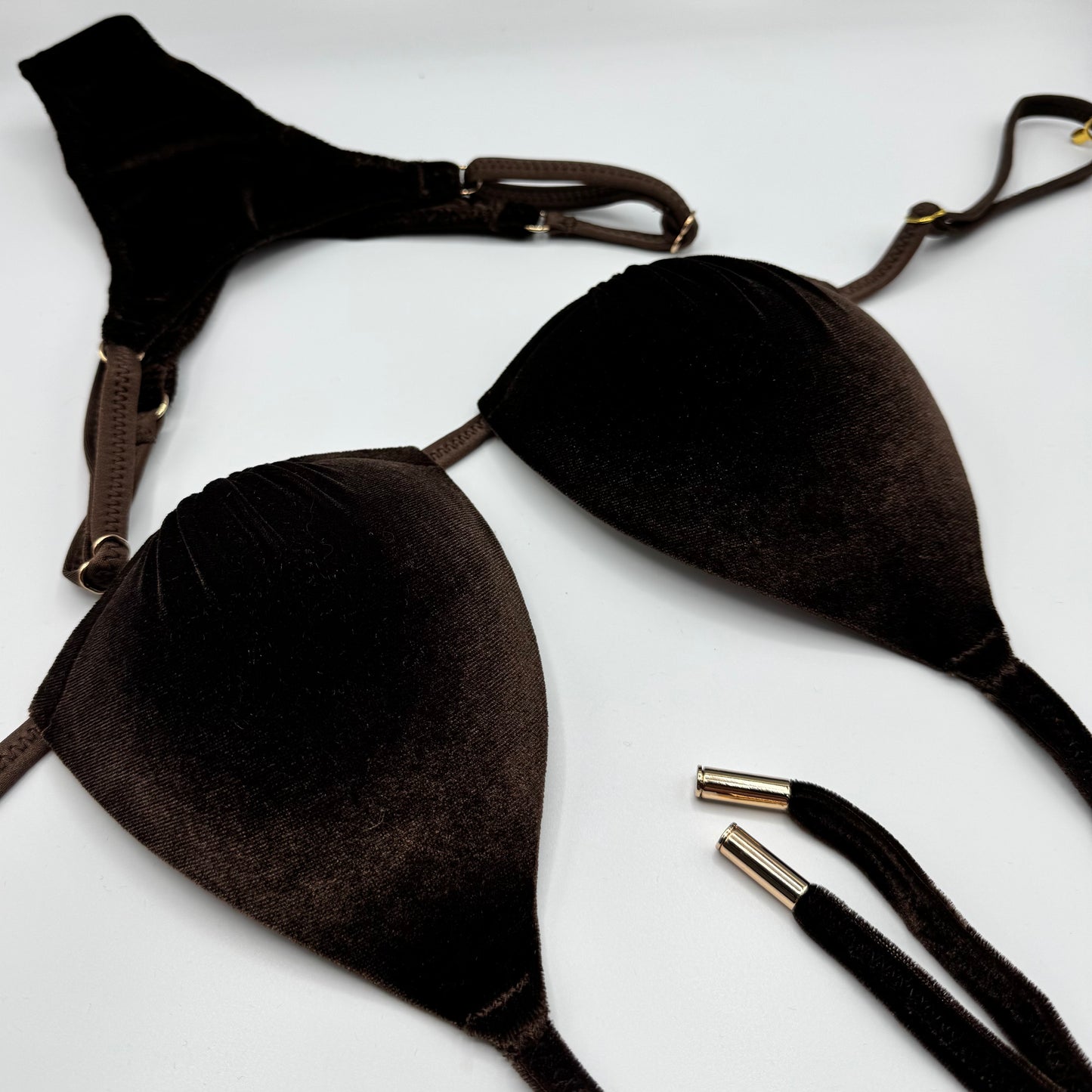 Posing bikini/swimming bikini Black Glitter