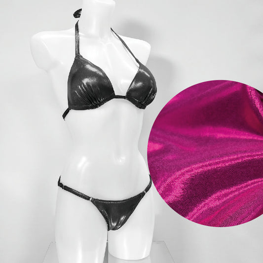 Fitmodel Stage Bikini - Pink Metallic