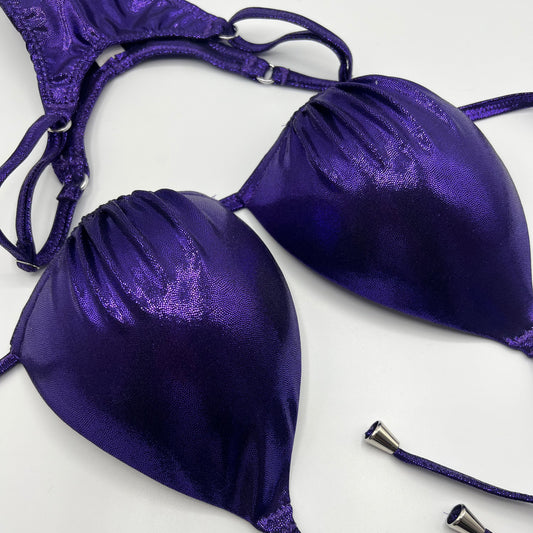 Posingbikini/Badebikini Purple Metallic