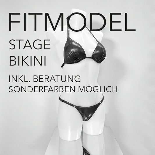 Fitmodel Stage Bikini - inkl. Bertaung derf Größe und Farbe